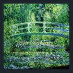 Water Lilies and Japanese Bridge, Claude Monet Poster<br><div class="desc">"Water Lilies and Japanese Bridge" is an oil painting by French Impressionism painter, Claude Monet. Claude Monet was one of the founders of French impressionism painting. This Japanese footbridge was built over his lily pond by 1895. By 1899 he had made the first series of paintings that focused on the...</div>