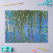 Water Lilies and Weeping Willow Branches by Monet Tissuepapier (Craft)