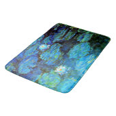Water Lilies (blauw) van Claude Monet Badmat (Gekanteld)