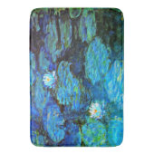 Water Lilies (blauw) van Claude Monet Badmat (Voorkant Verticaal)