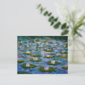 Water Lilies Briefkaart (Staand voorkant)