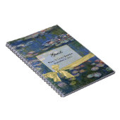  Water Lilies Bruiloft Gast Teken In Notitieboek (Rechterzijde)