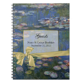  Water Lilies Bruiloft Gast Teken In Notitieboek