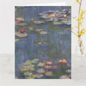 Water Lilies by Claude Monet Kaart (Gele Bloem)