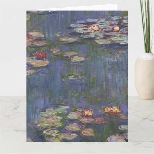 Water Lilies by Claude Monet Kaart (Voorkant)