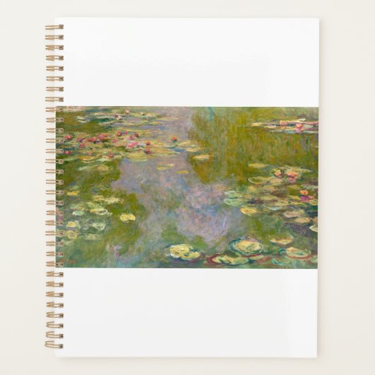 Water Lilies by Claude Monet Planner (Voorkant)