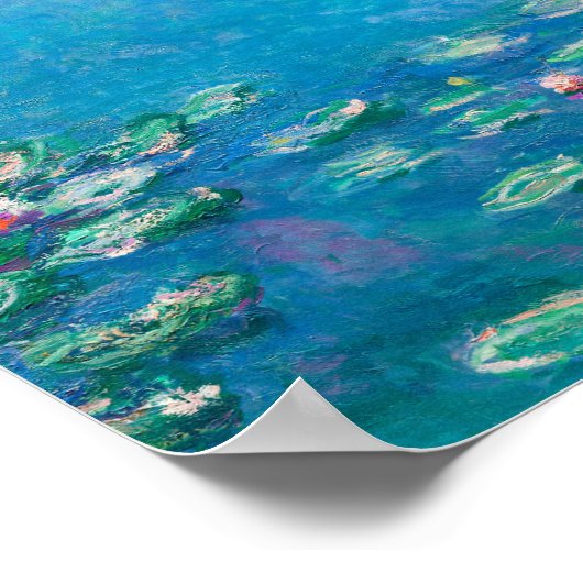 Water Lilies by Claude Monet Poster (Hoek)