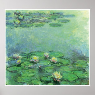 Water-Lilies, c. 1914-17; olie op canvas Poster