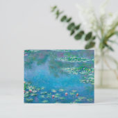 Water Lilies, Claude Monet Briefkaart (Staand voorkant)