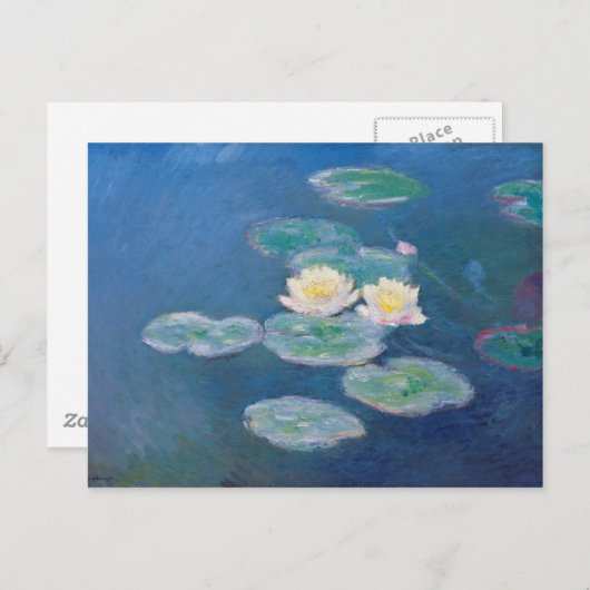 Water Lilies - Claude Monet Briefkaart (Voorkant / Achterkant)