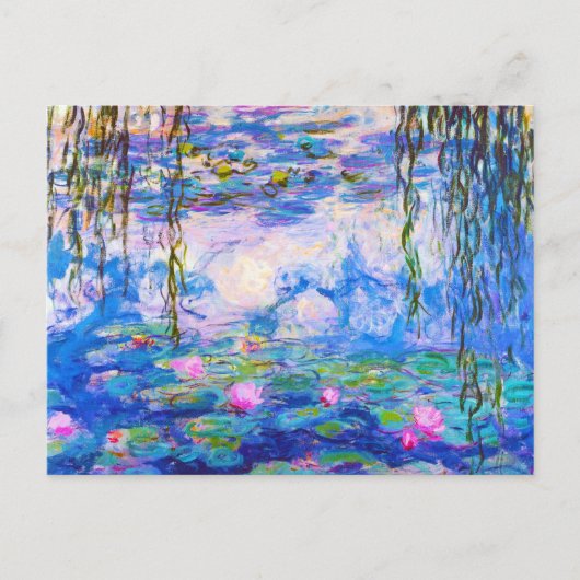 Water Lilies Claude Monet Briefkaart (Voorkant)