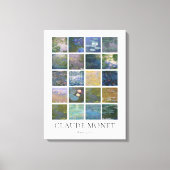 Water Lilies Claude Monet Canvas Afdruk (Voorkant)