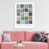 Water Lilies Claude Monet Canvas Afdruk (Insitu (Woonkamer))
