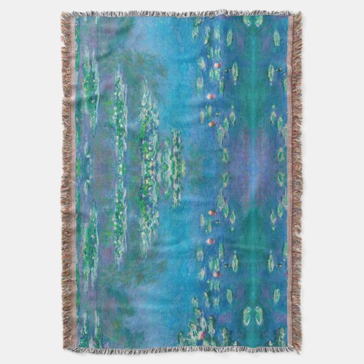 Water Lilies, Claude Monet Deken (Voorkant Verticaal)