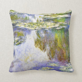 Water Lilies Claude Monet fijn kunstschilderij Kussen