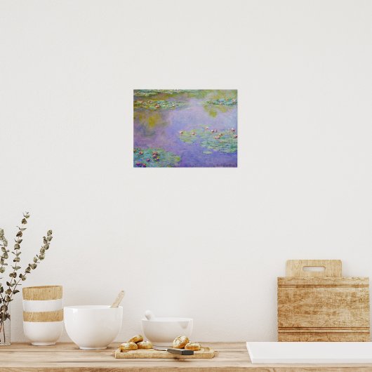 Water Lilies Claude Monet Fine Art Poster (Keuken)