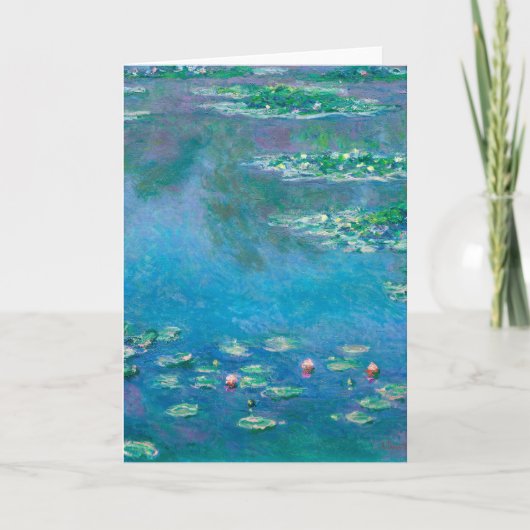 Water Lilies, Claude Monet Kaart (Voorkant)
