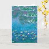 Water Lilies, Claude Monet Kaart (Gele Bloem)