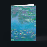 Water Lilies, Claude Monet Kaart<br><div class="desc">Water Lilies is een serie van ongeveer 250 olieschilderijen van de Franse impressionist Claude Monet. De schilderijen schilderen zijn bloemtuin in zijn huis in Giverny,  en waren de belangrijkste focus van zijn artistieke productie gedurende de laatste dertig jaar van zijn leven.</div>