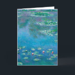 Water Lilies, Claude Monet Kaart<br><div class="desc">Water Lilies is een serie van ongeveer 250 olieschilderijen van de Franse impressionist Claude Monet. De schilderijen schilderen zijn bloemtuin in zijn huis in Giverny,  en waren de belangrijkste focus van zijn artistieke productie gedurende de laatste dertig jaar van zijn leven.</div>