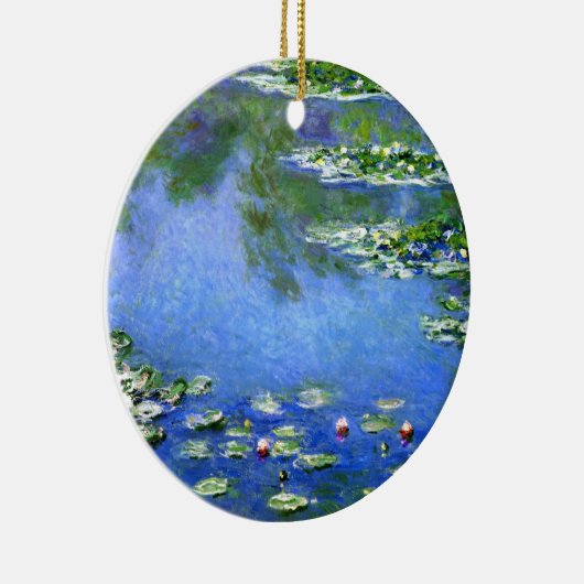 Water Lilies, Claude Monet Keramisch Ornament (Rechts)