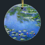 Water Lilies, Claude Monet Keramisch Ornament<br><div class="desc">Waterlelies. Claude Monet (1840 - 1926) was de oprichter van het Franse impressionistische schilderij en de meest consistente en proliënte van de filosofie van de beweging om de perceptie van de beweging vóór de natuur uit te drukken, met name wat betreft het schilderen van het plein-air landschap. De term 'indrukwekkend'...</div>