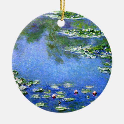 Water Lilies, Claude Monet Keramisch Ornament (Voorkant)