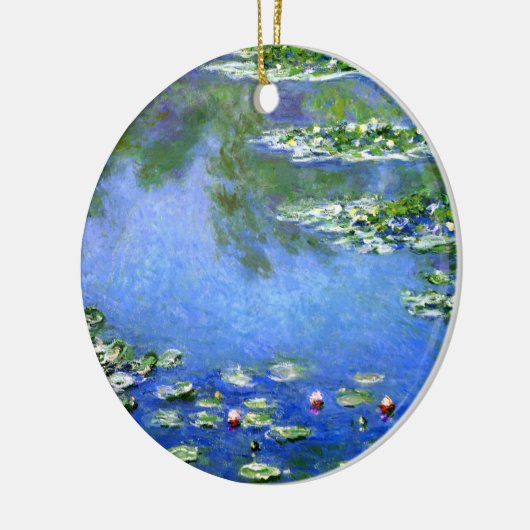 Water Lilies, Claude Monet Keramisch Ornament (Links)