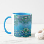 Water Lilies, Claude Monet Mok<br><div class="desc">"Eén moment, één aspect van de natuur bevat het allemaal", zei Claude Monet, verwijzend naar zijn late meesterwerken, de waterlandschappen die hij in zijn huis in Giverny produceerde tussen 1897 en zijn dood in 1926. In dit ruimtelijk dubbelzinnige canvas keek de kunstenaar naar beneden, zich enkel richtend op het oppervlak...</div>