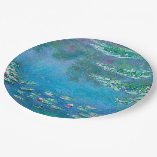 Water Lilies, Claude Monet Papieren Bordje (Gekanteld)