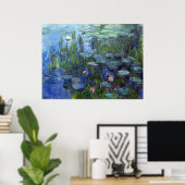Water Lilies, Claude Monet Poster (Thuiskantoor)