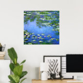 Water Lilies, Claude Monet Poster (Thuiskantoor)
