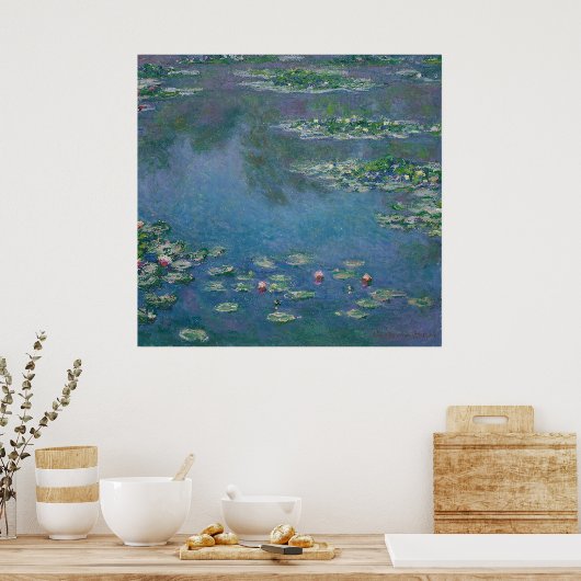Water Lilies - Claude Monet Poster (Keuken)