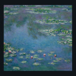 Water Lilies - Claude Monet Poster<br><div class="desc">"Eén moment, één aspect van de natuur bevat het allemaal, " zei Claude Monet, verwijzend naar zijn late meesterwerken, de waterlandschappen die hij tussen 1897 en zijn dood in 1926 in zijn huis in Giverny produceerde. Deze werken vervingen de gevarieerde hedendaagse onderwerpen die hij van de jaren '70 door de...</div>