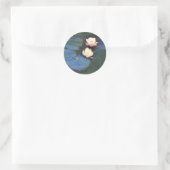 Water Lilies, Claude Monet Ronde Sticker (Tas)