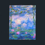 Water Lilies Claude Monet teruggezet Fleece Deken<br><div class="desc">Water Lilies Claude Monet teruggezet</div>