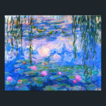 Water Lilies Claude Monet teruggezet Foto Afdruk<br><div class="desc">Water Lilies Claude Monet teruggezet</div>