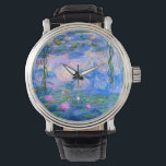 Water Lilies Claude Monet teruggezet Horloge<br><div class="desc">Water Lilies Claude Monet teruggezet</div>