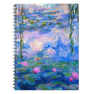 Water Lilies Claude Monet teruggezet Notitieboek