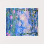 Water Lilies Claude Monet teruggezet Wandkleed (Voorkant (horizontaal))