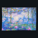 Water Lilies Claude Monet Theedoek<br><div class="desc">Water Lilies Claude Monet cool,  old,  master,  meesterwerk,  fijn,  geremd,  impressionisme,  verf,  schilderij,  levendig,  verzadigd,  kleur,  mooi,  mooi,  kwaliteit,  hoog,  resolutie,  landschap,  landschap,  landschap,  post,  decoratie,  kleuren,  parijs,  frankrijk,  vernieuwd best,  verkoper,  kleurrijk,  goedkoop</div>