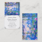 Water Lilies Claude Monet Visitekaartje (Voorkant / Achterkant)