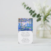 Water Lilies Claude Monet Visitekaartje (Staand voorkant)