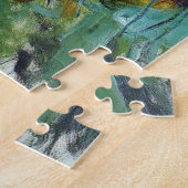 Water Lilies en Agapanthus Monet Fine Art Legpuzzel (Zijkant)