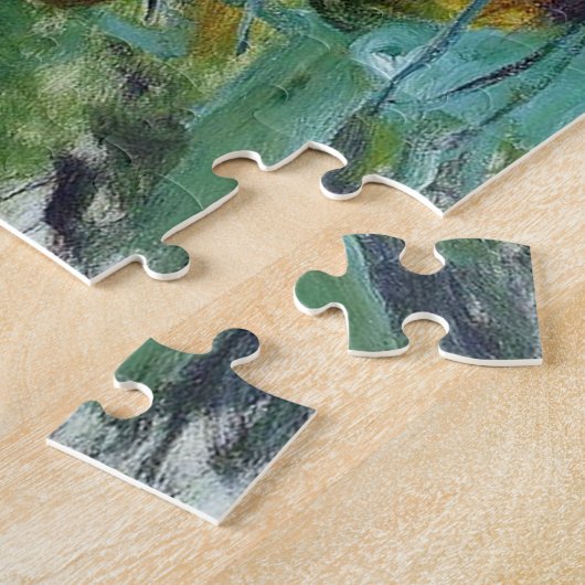 Water Lilies en Agapanthus Monet Fine Art Legpuzzel (Zijkant)