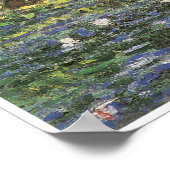 Water Lilies en Japanse brug, 1899 Poster (Hoek)