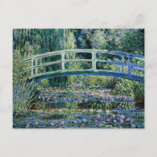 Water Lilies en Japanse brug Briefkaart