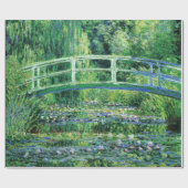 Water Lilies en Japanse brug, Claude Monet Cadeaupapier (Vlak)
