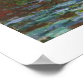 Water Lilies en Japanse brug door Claude Monet Poster (Hoek)