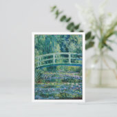 Water Lilies en Japanse brug door Monet Briefkaart (Staand voorkant)